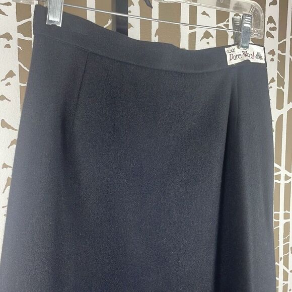 Vintage Koret 100% Pure Wool A-Line Midi Skirt - Picture 8 of 9